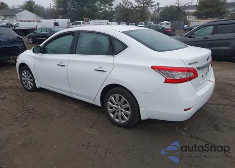 2015 Nissan Sentra S z USA, uszkodzony, nr VIN 3N1AB7AP3FY351022